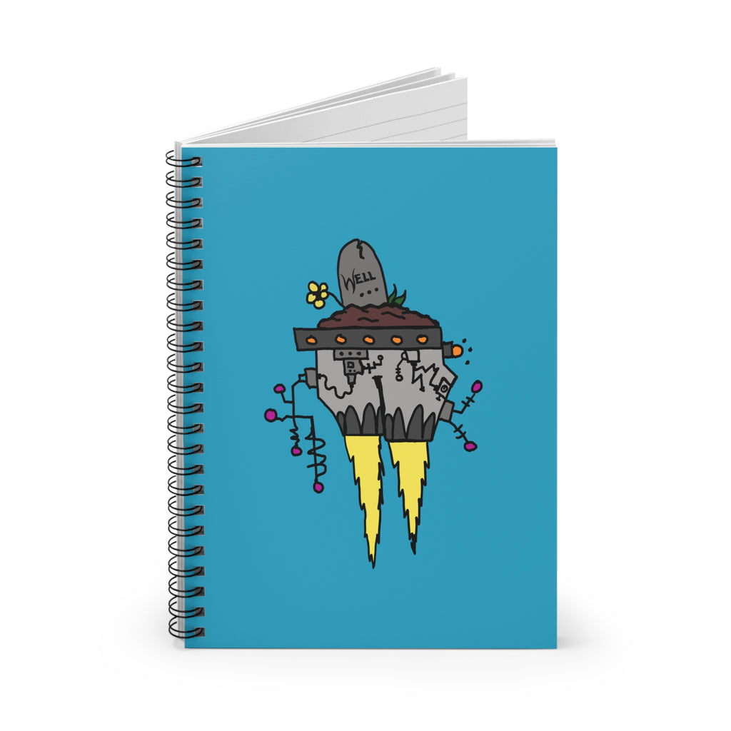Gravestone Spiral Notebook