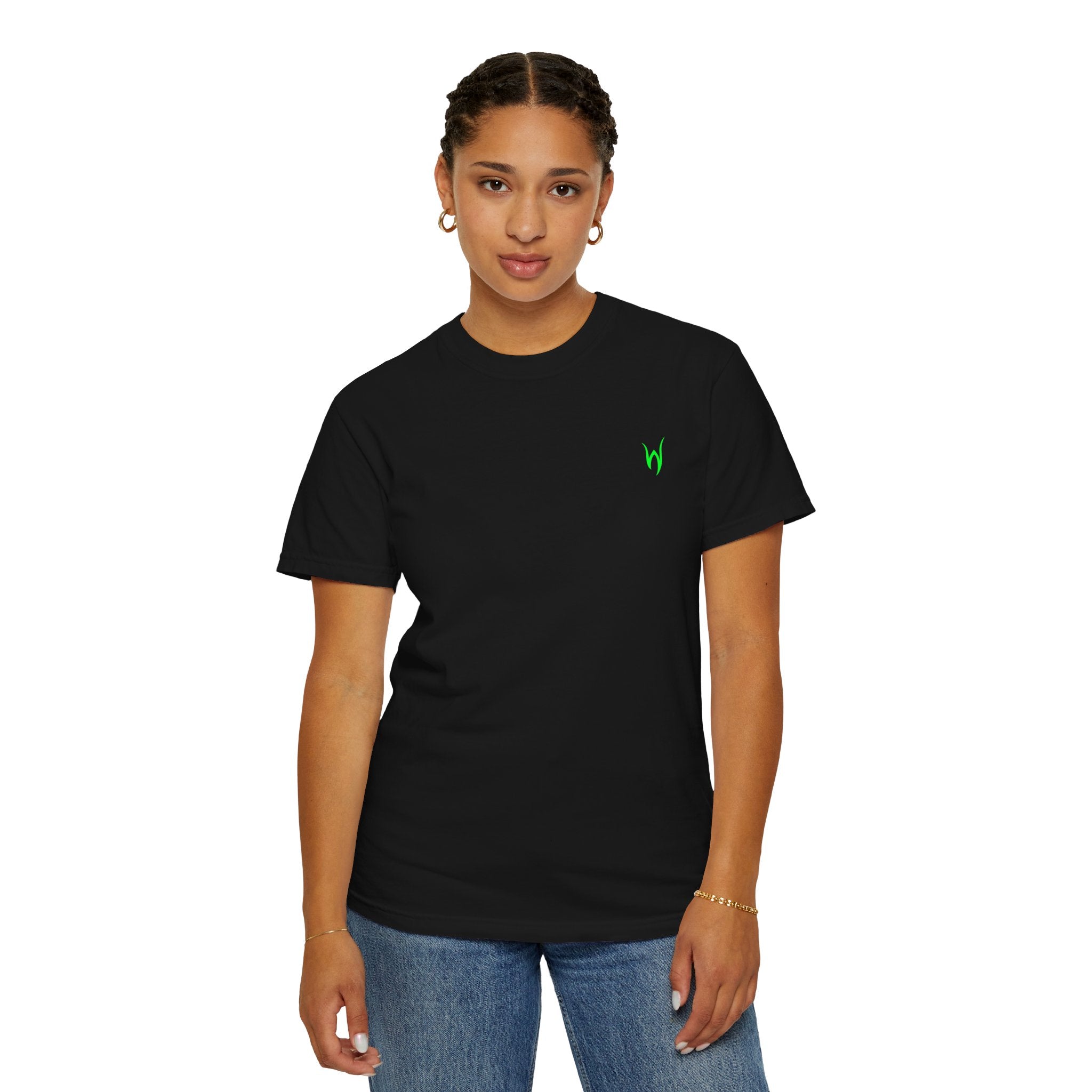 Writhen Spray-Can GREEN T-Shirt — Neon Green Graffiti Streetwear Tee