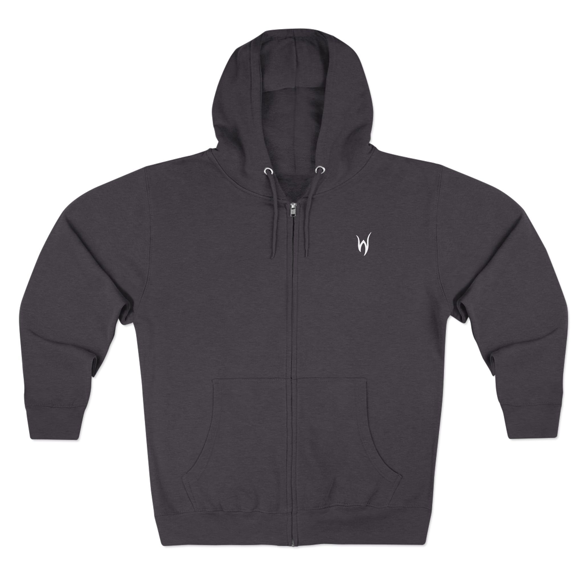 Writhen Zip Hoodie —  Embroidered Logo