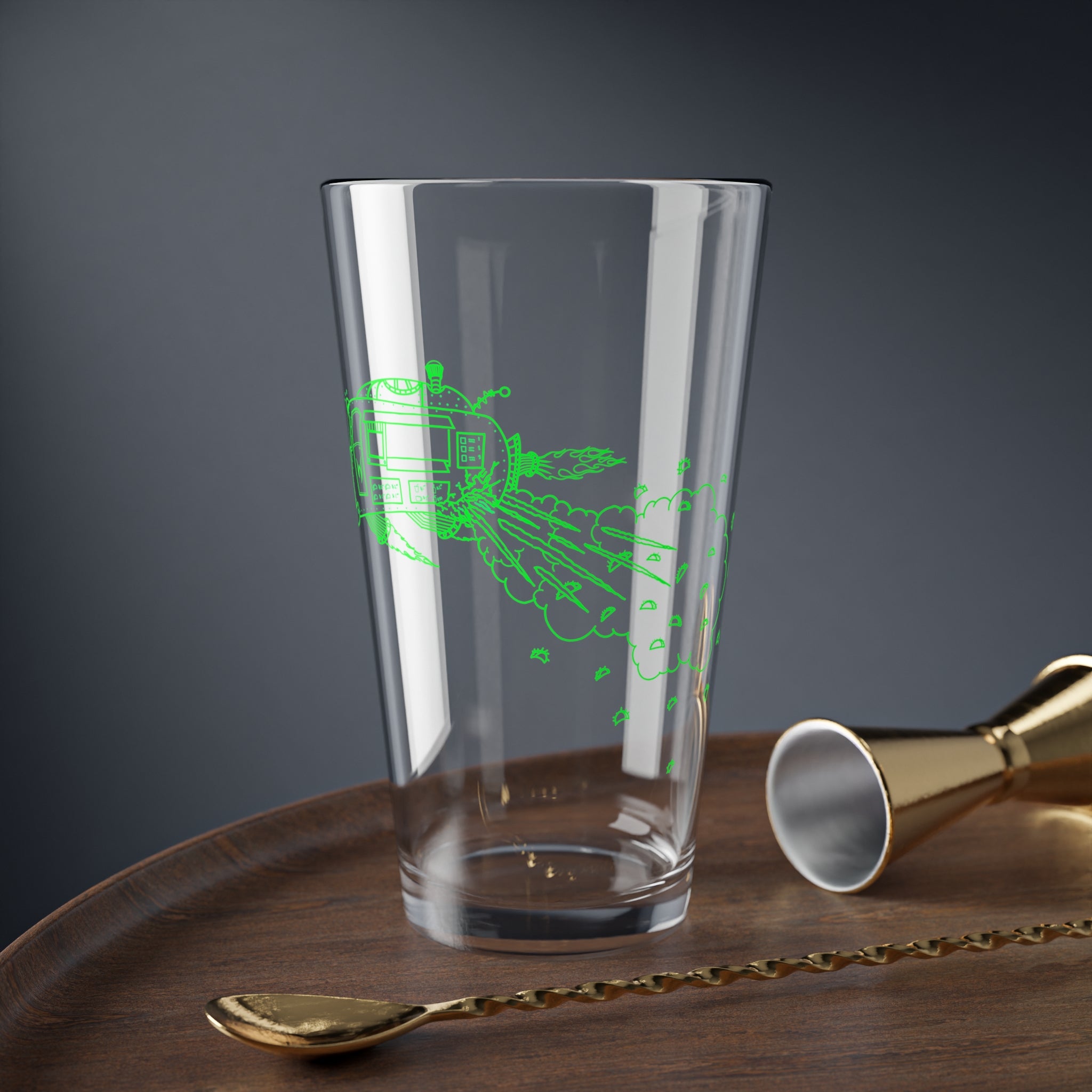 Zero-G Tacos Glass