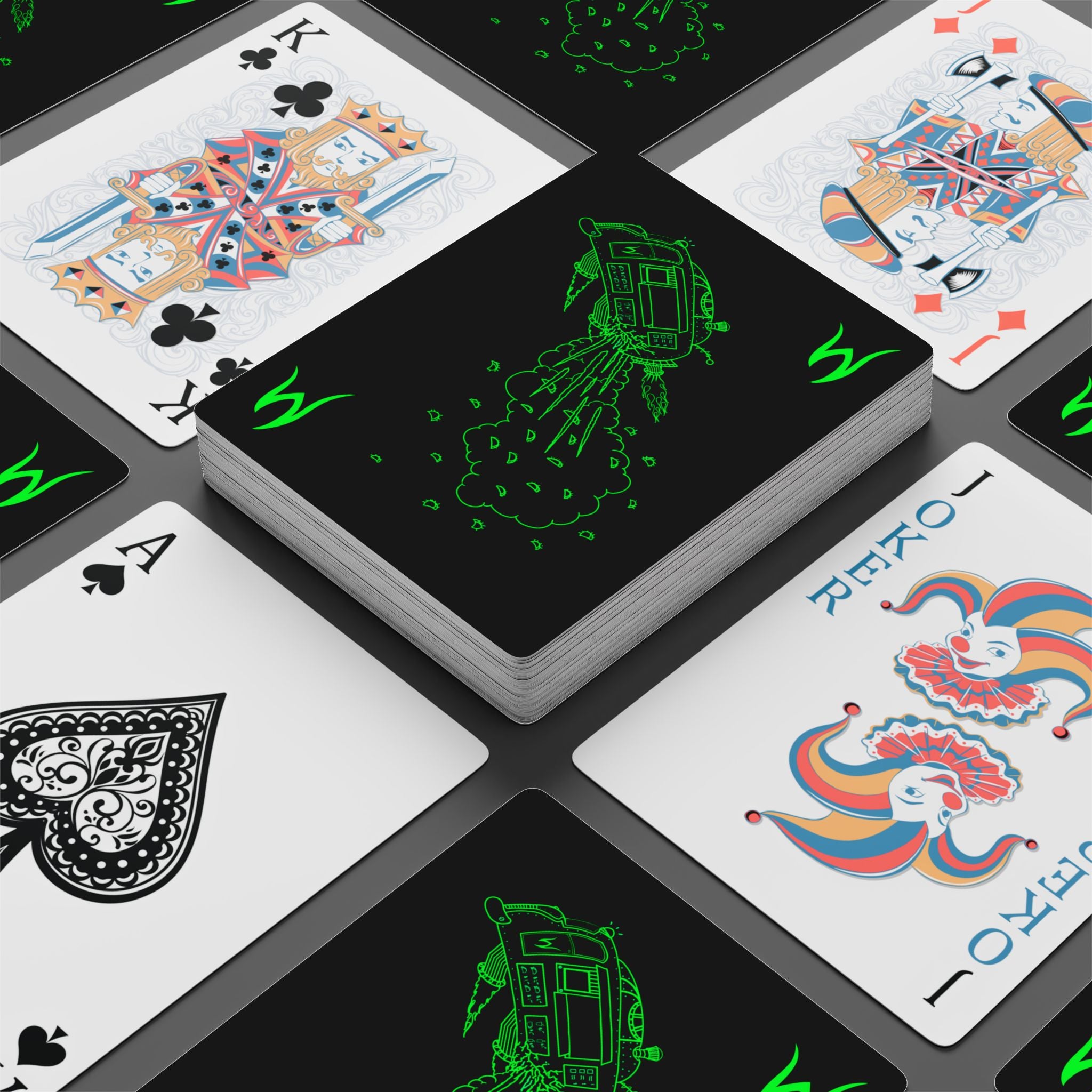 Zero-G Tacos Playing Cards