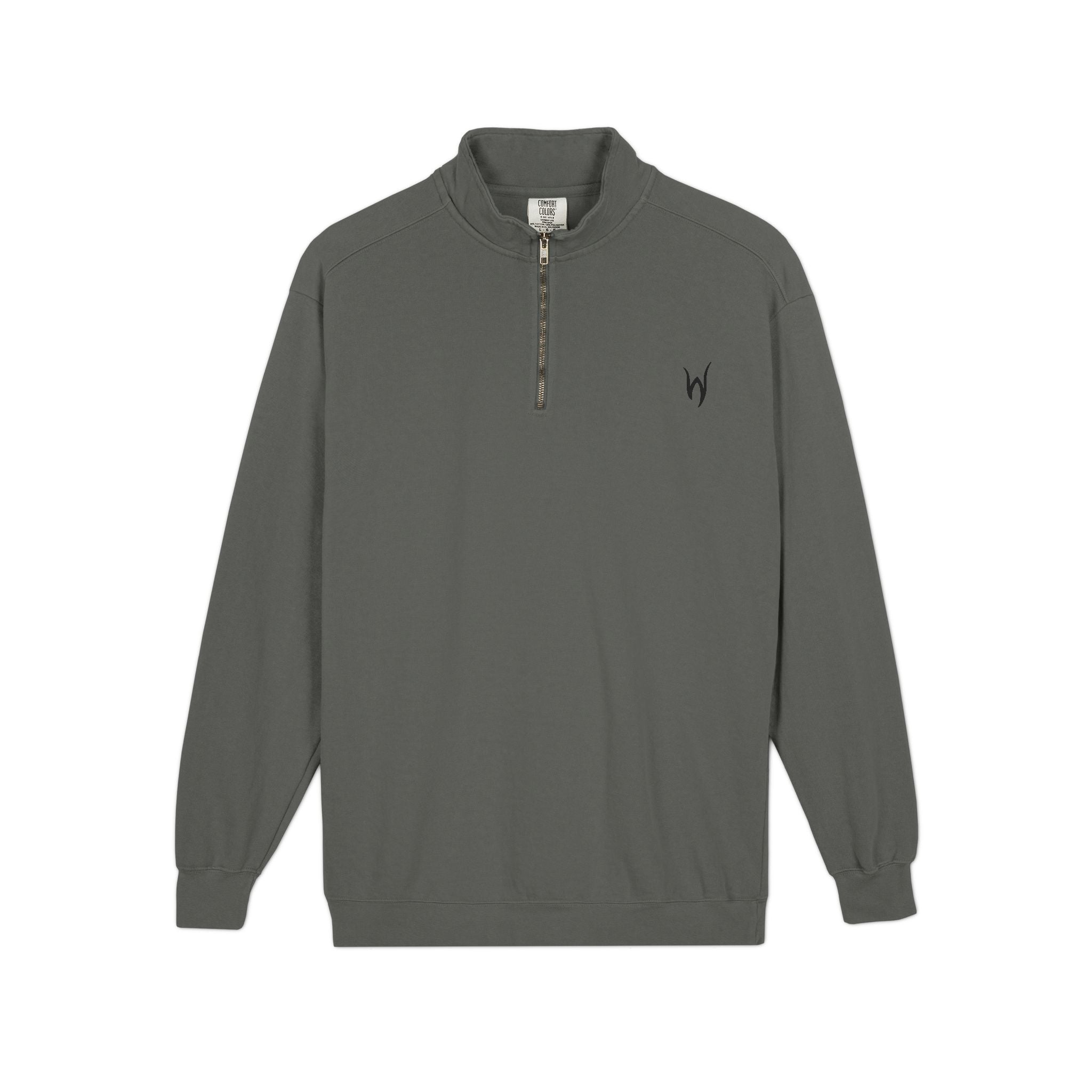 Embroidered Quarter-Zip Sweatshirt — Casual/Golf