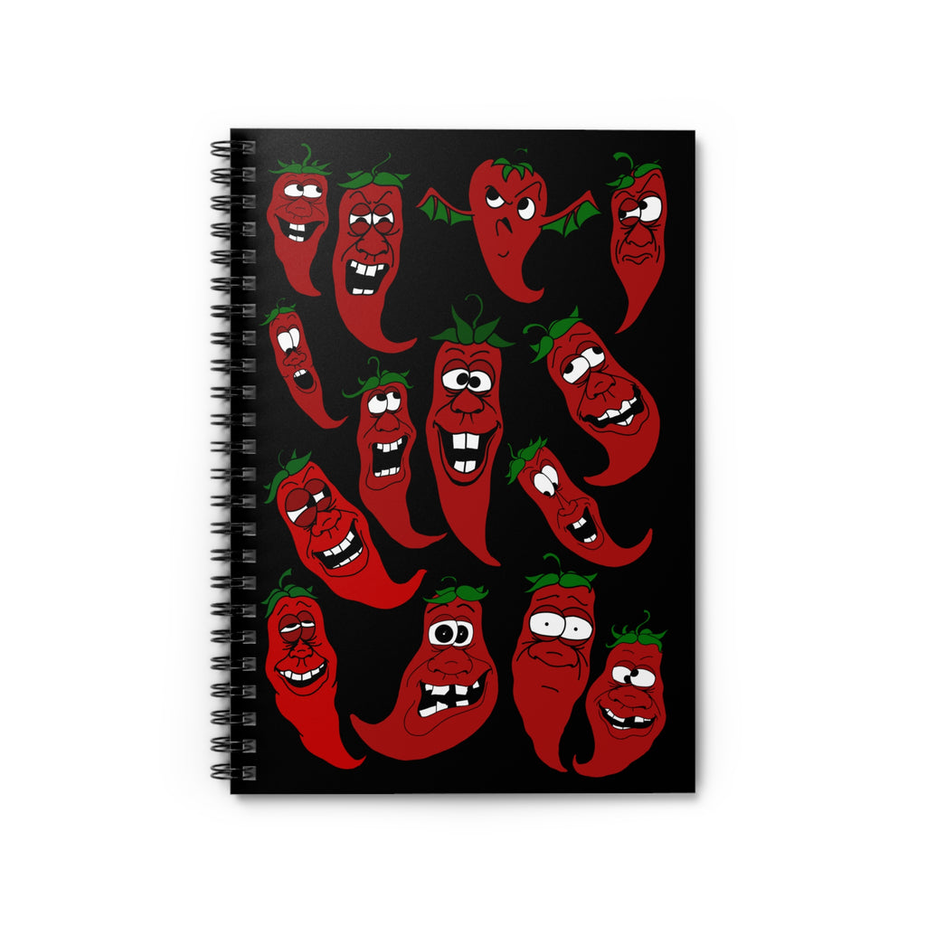 Red Pepper Gang Spiral Notebook