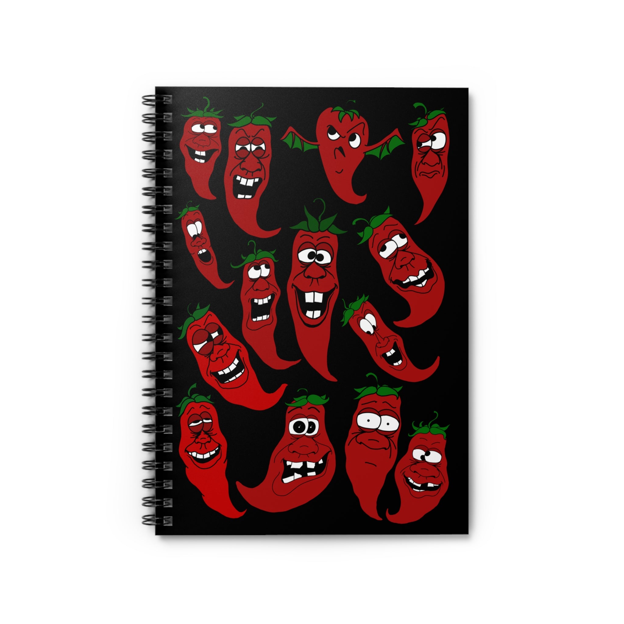 Red Pepper Gang Spiral Notebook