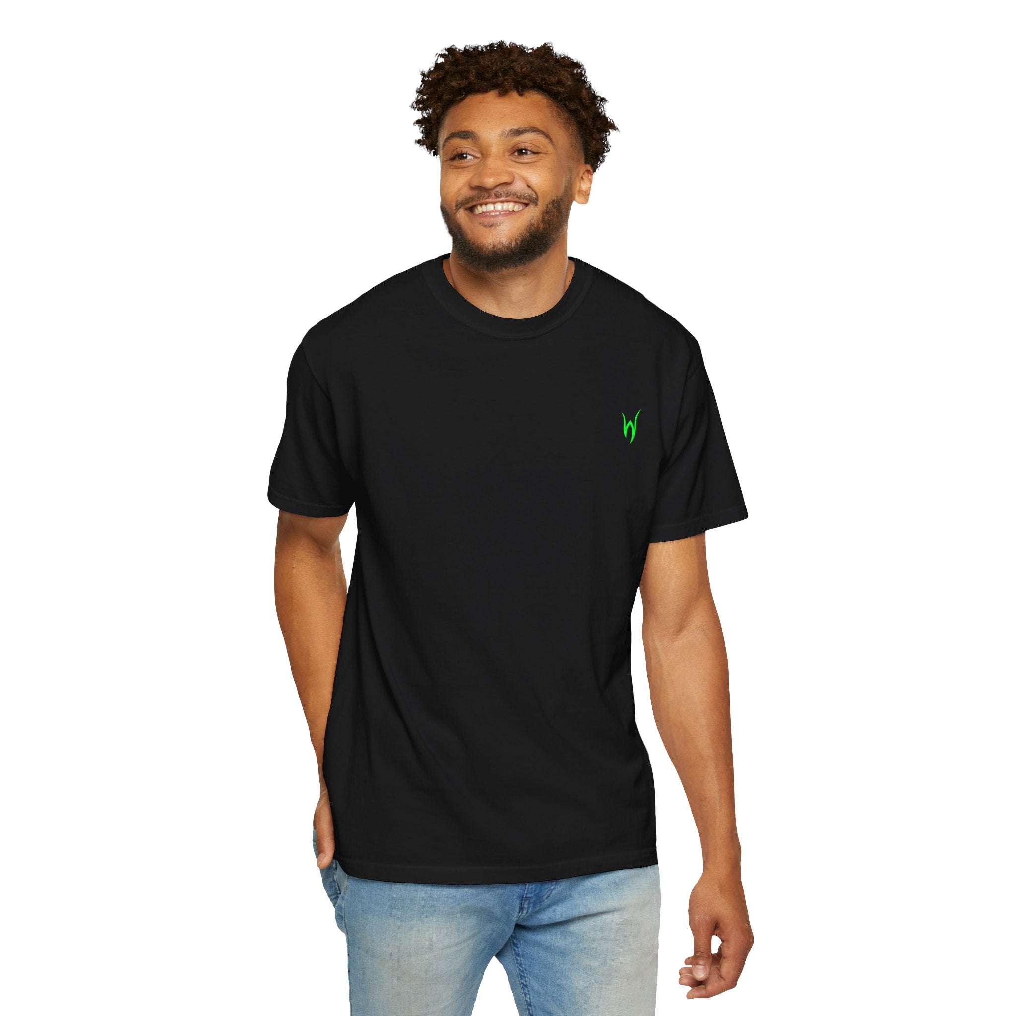 Writhen Spray-Can GREEN T-Shirt — Neon Green Graffiti Streetwear Tee