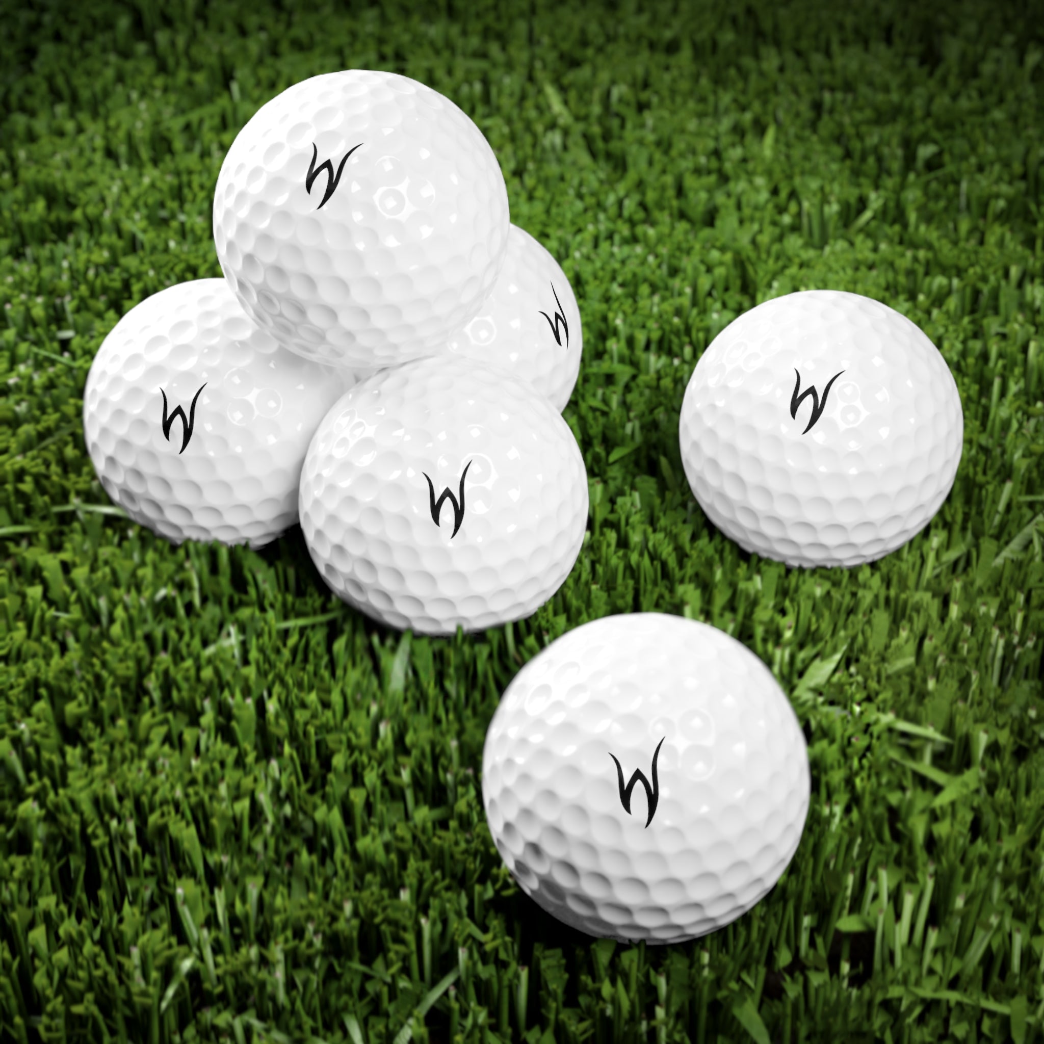Writhen Golf Balls, 6pcs