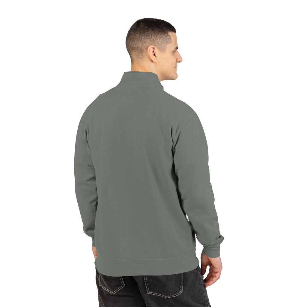 Embroidered Quarter-Zip Sweatshirt — Casual/Golf