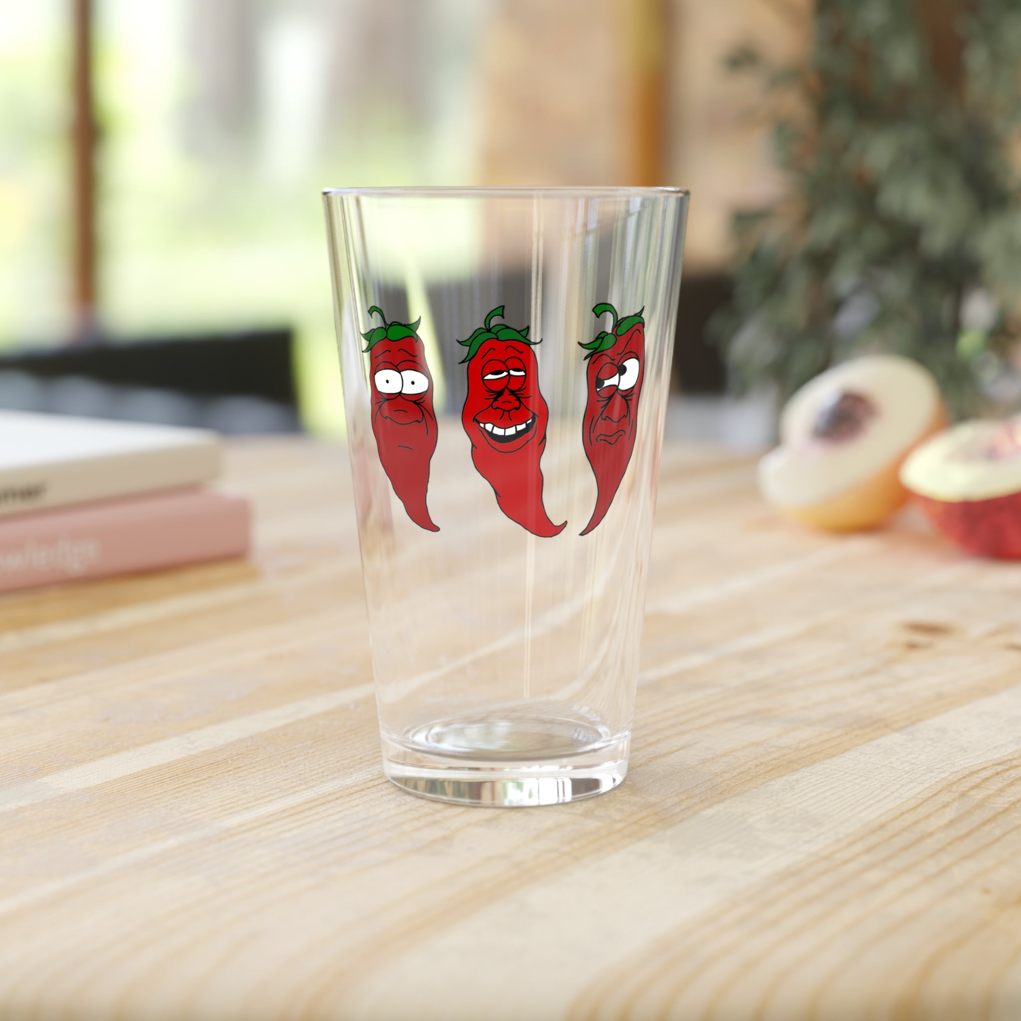 Writhen Chili Pepper Pint Glass — 16oz