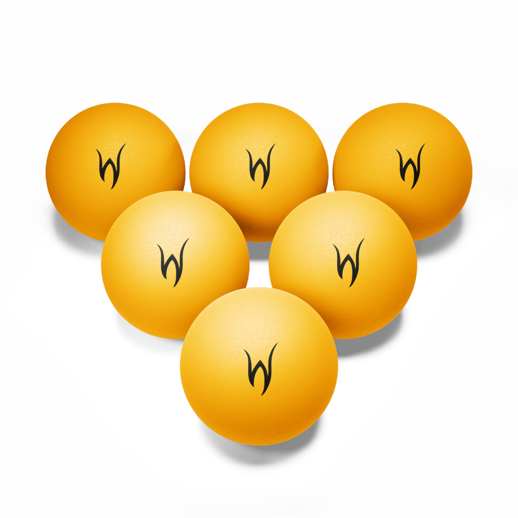 Writhen Ping Pong Balls (6 Pack)