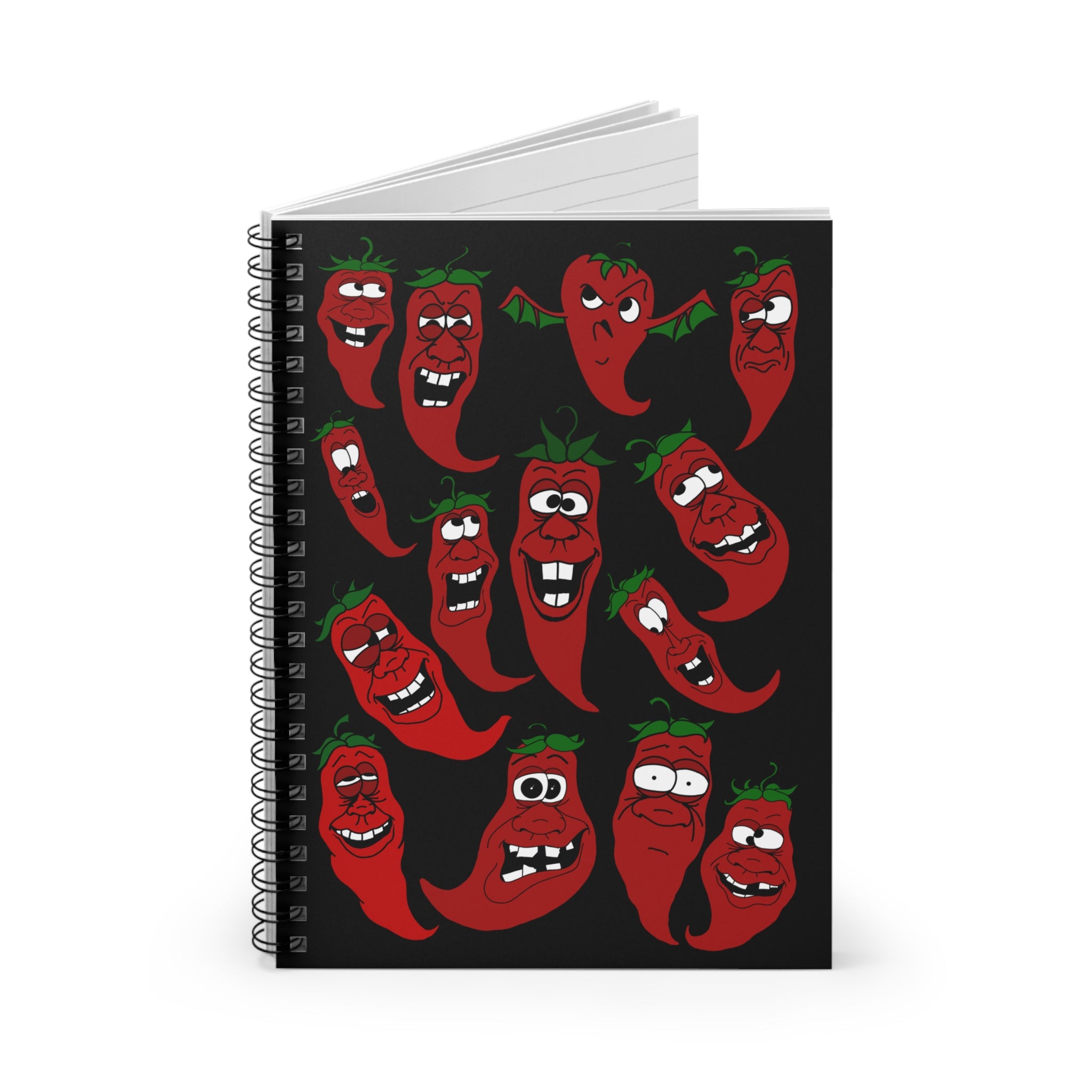 Red Pepper Gang Spiral Notebook
