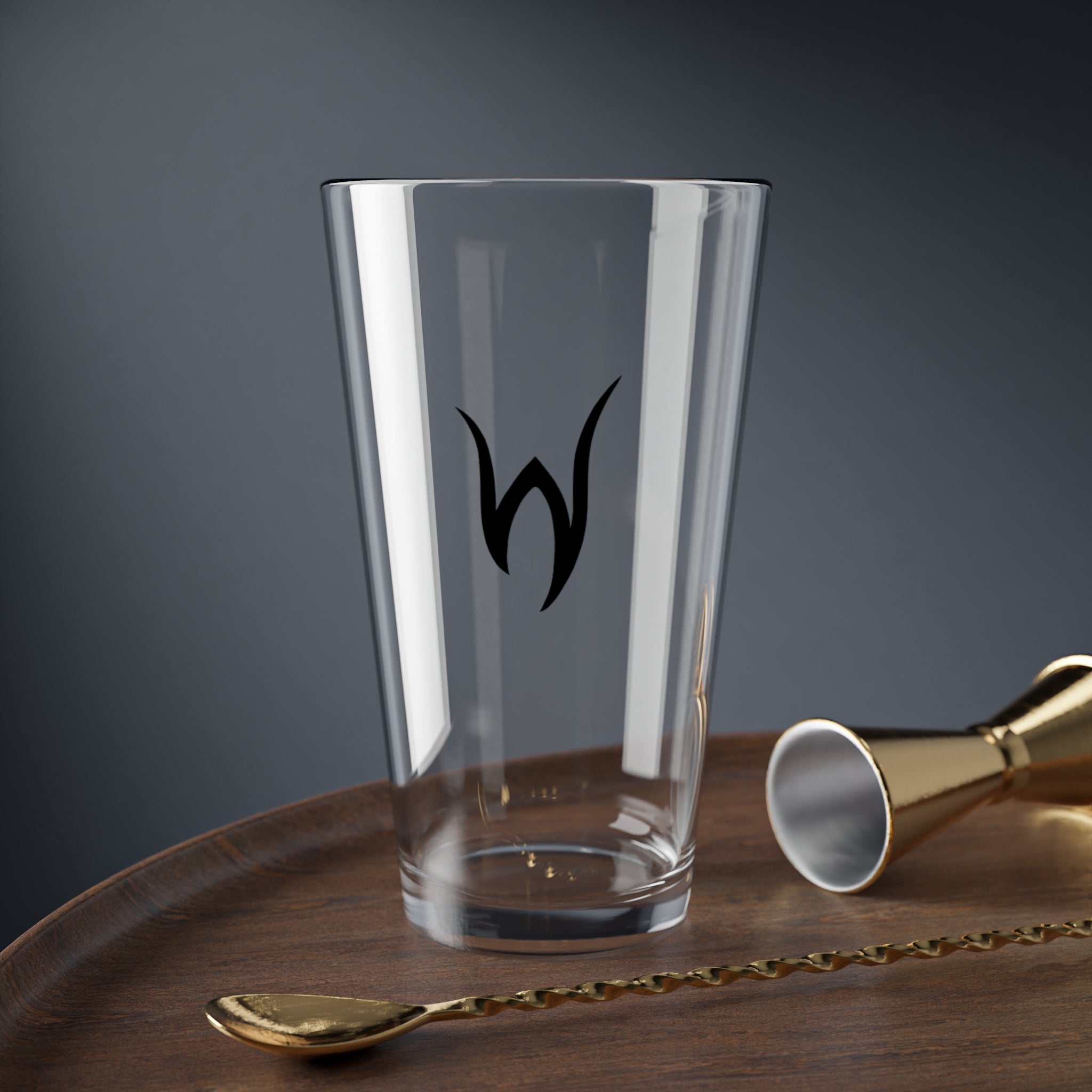 16oz Glass - Writhen Logo