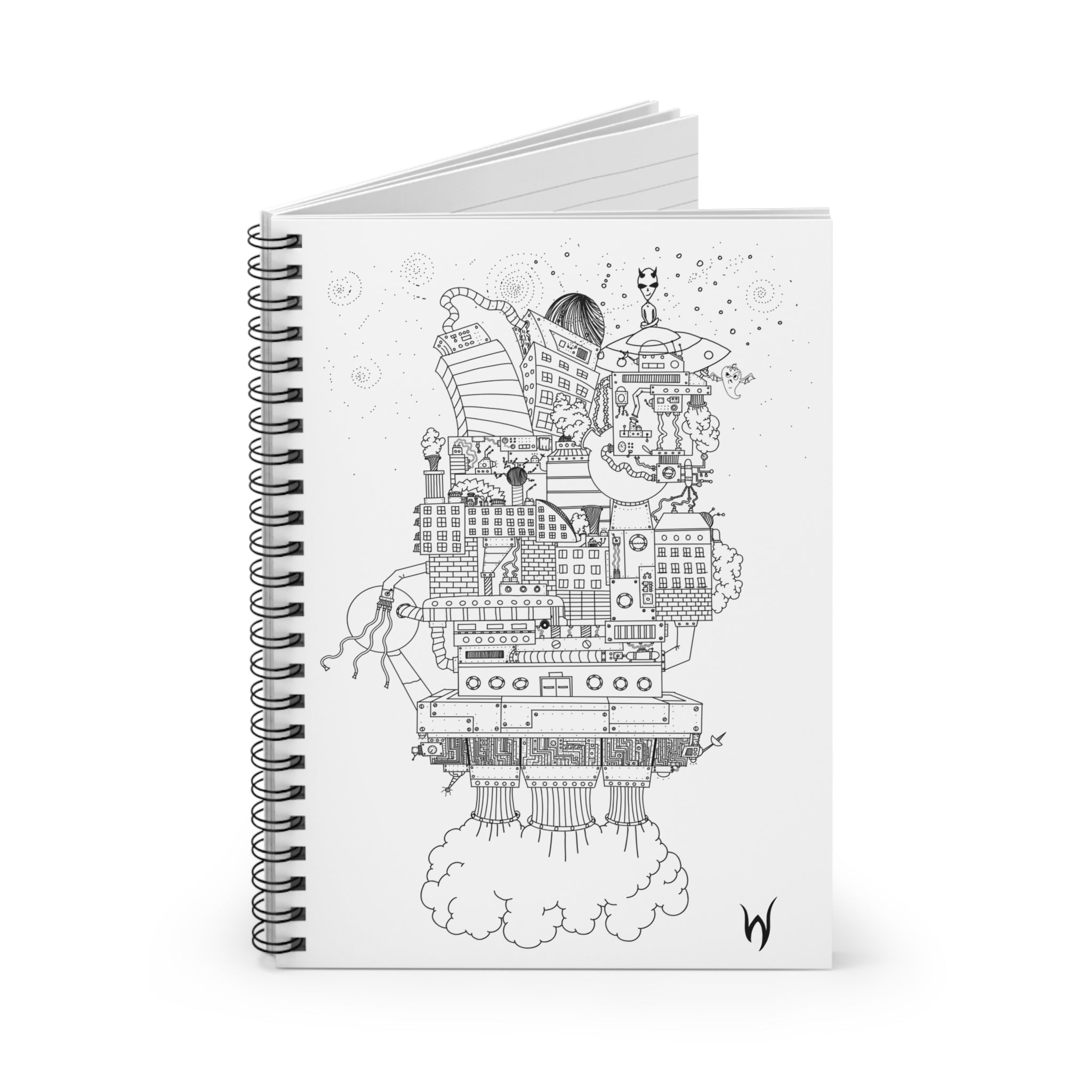 Writhen City-Scape Notebook