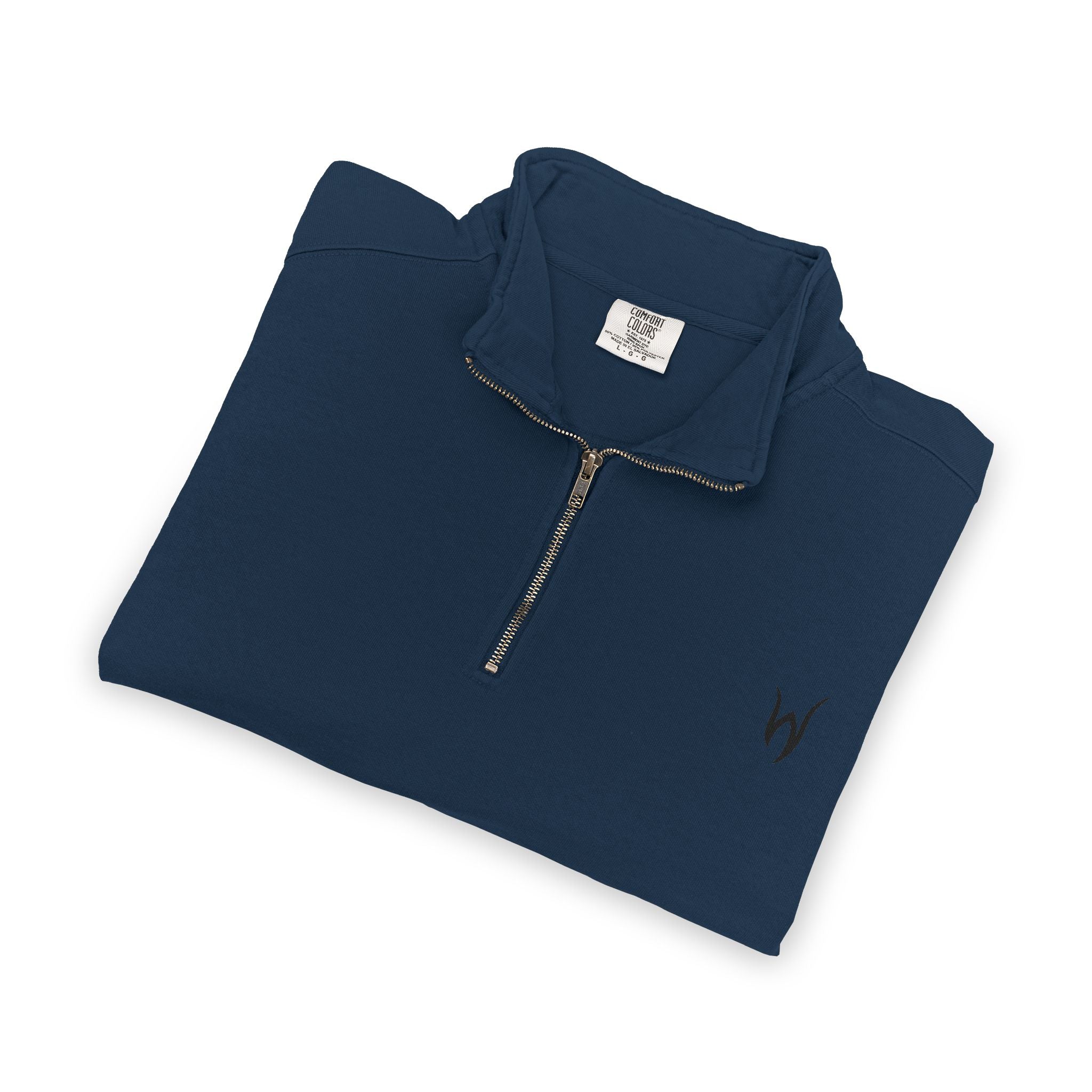 Embroidered Quarter-Zip Sweatshirt — Casual/Golf