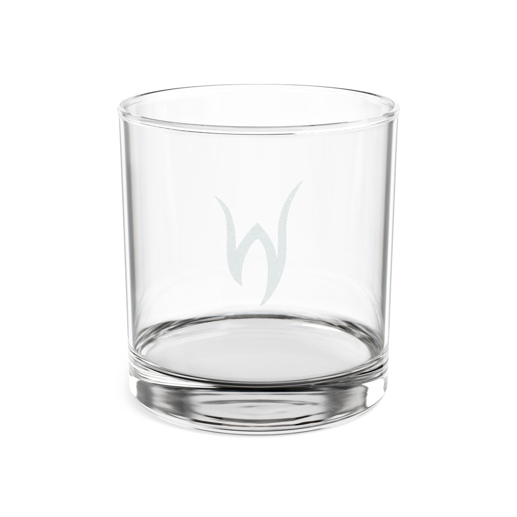 Engraved Whiskey Glass 10.5oz — Writhen Monogram Rocks Glass