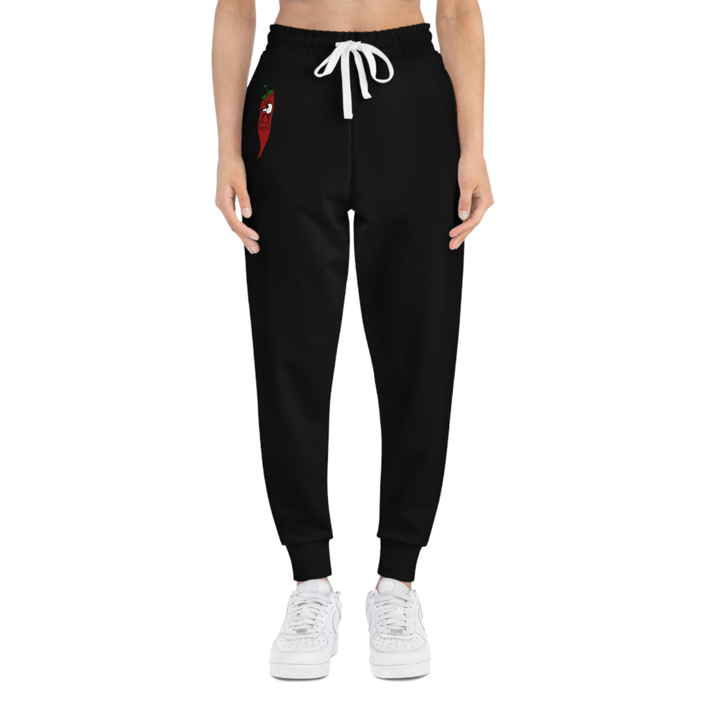 Side-Eye Chili Joggers — Spicy Athletic Pants