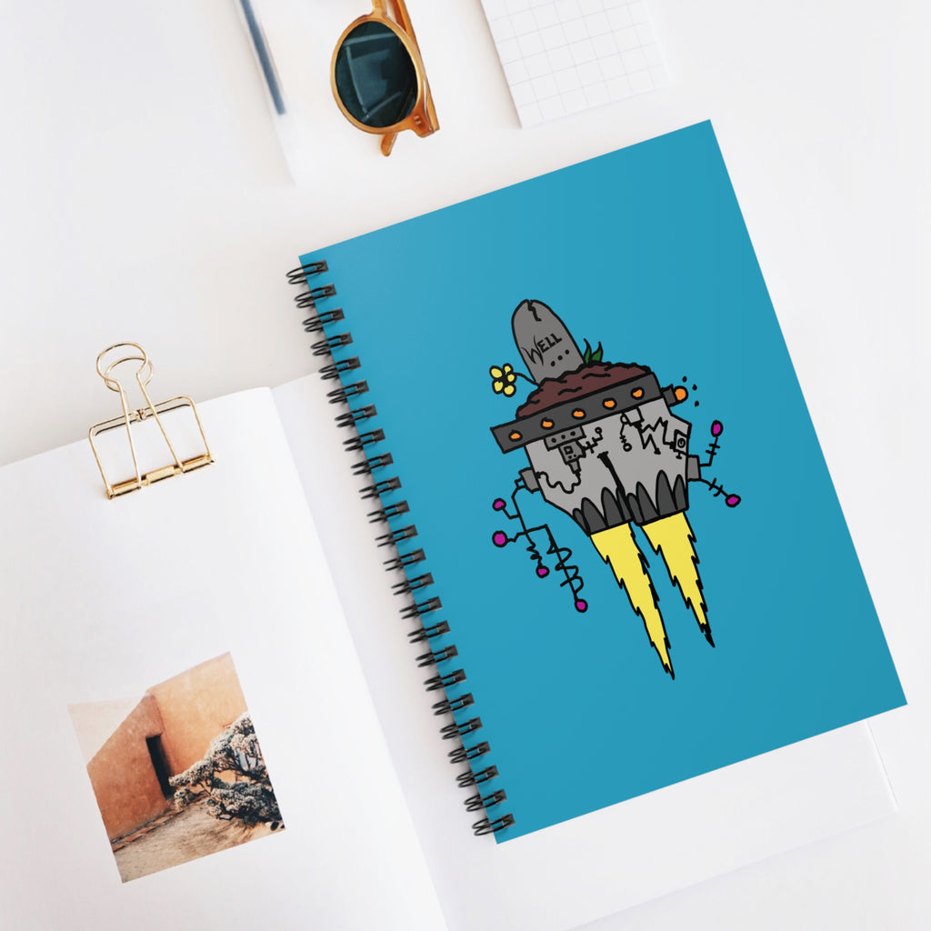 Gravestone Spiral Notebook