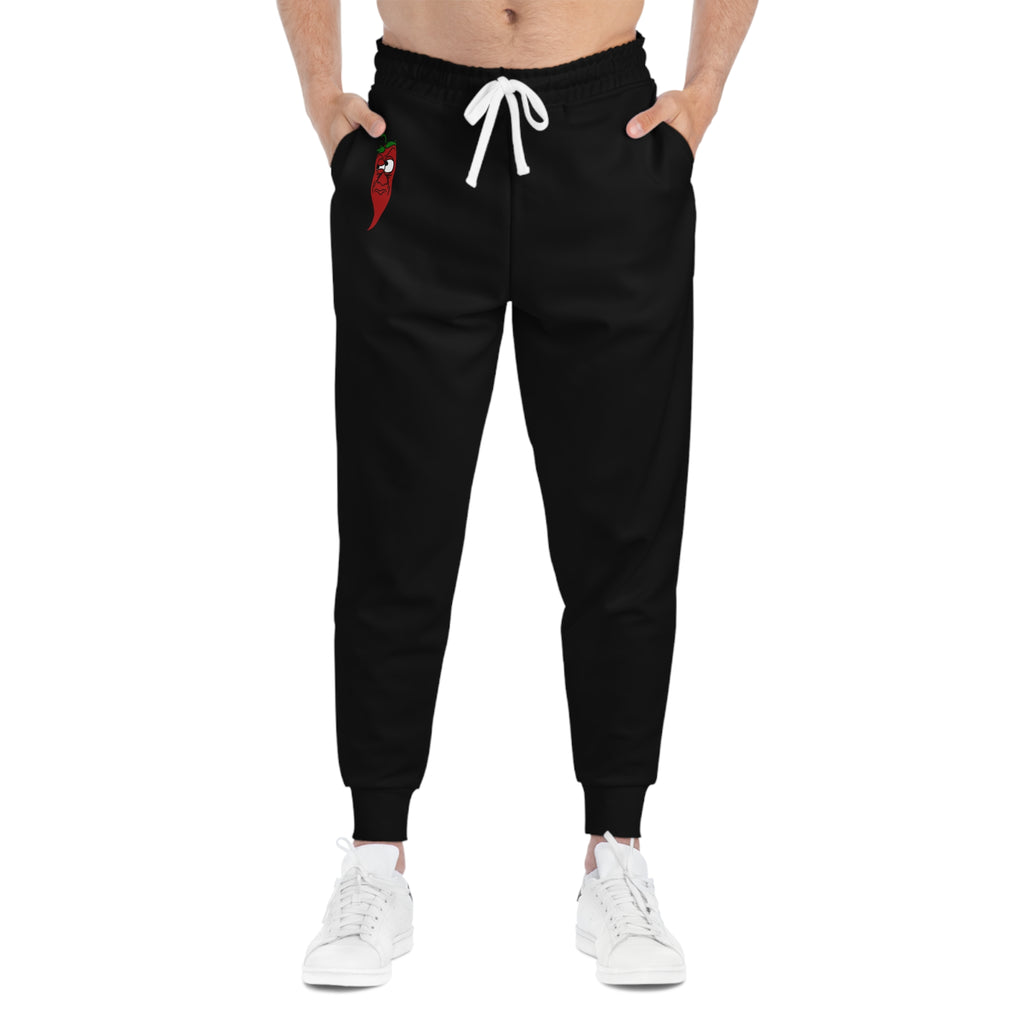 Side-Eye Chili Joggers — Spicy Athletic Pants