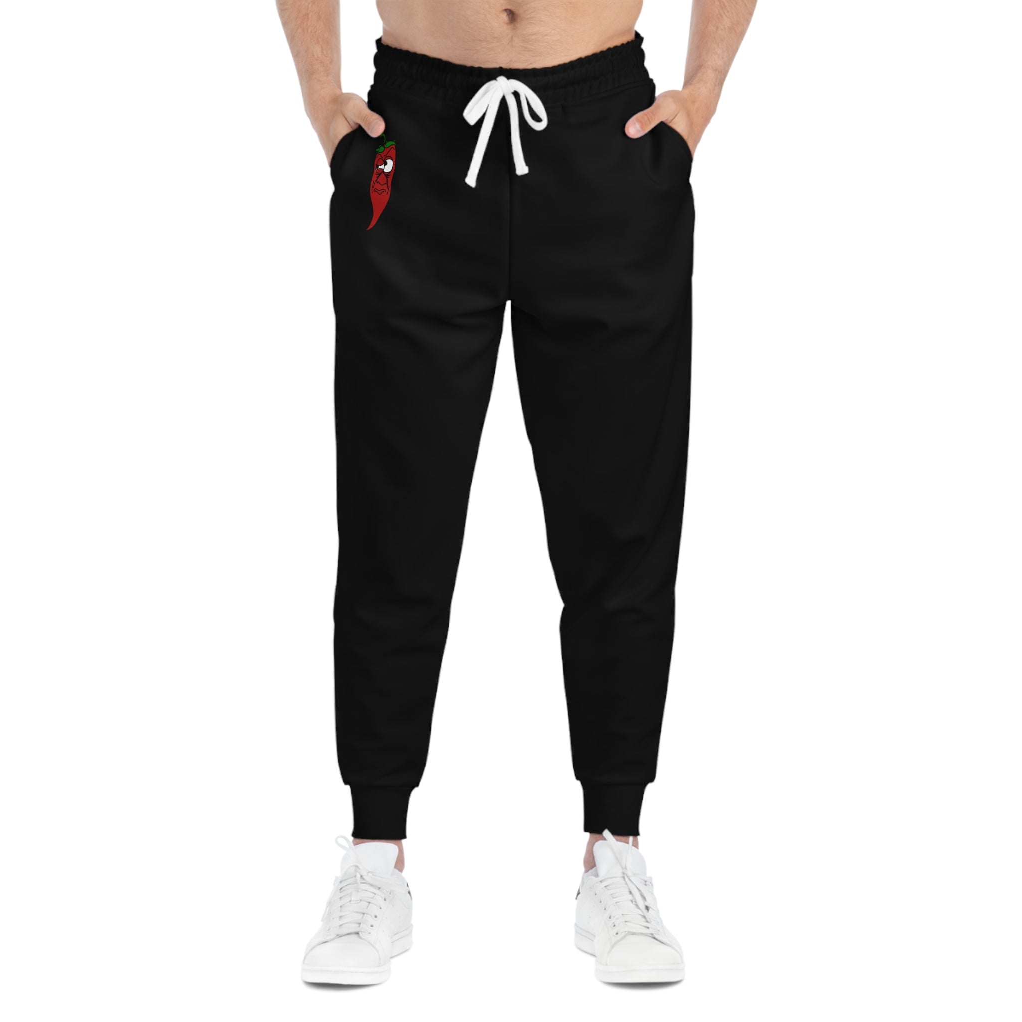 Side-Eye Chili Joggers — Spicy Athletic Pants