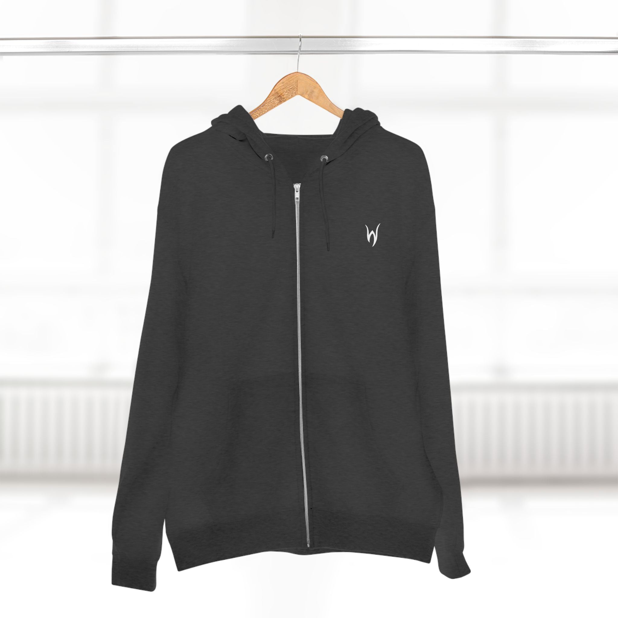 Writhen Zip Hoodie —  Embroidered Logo
