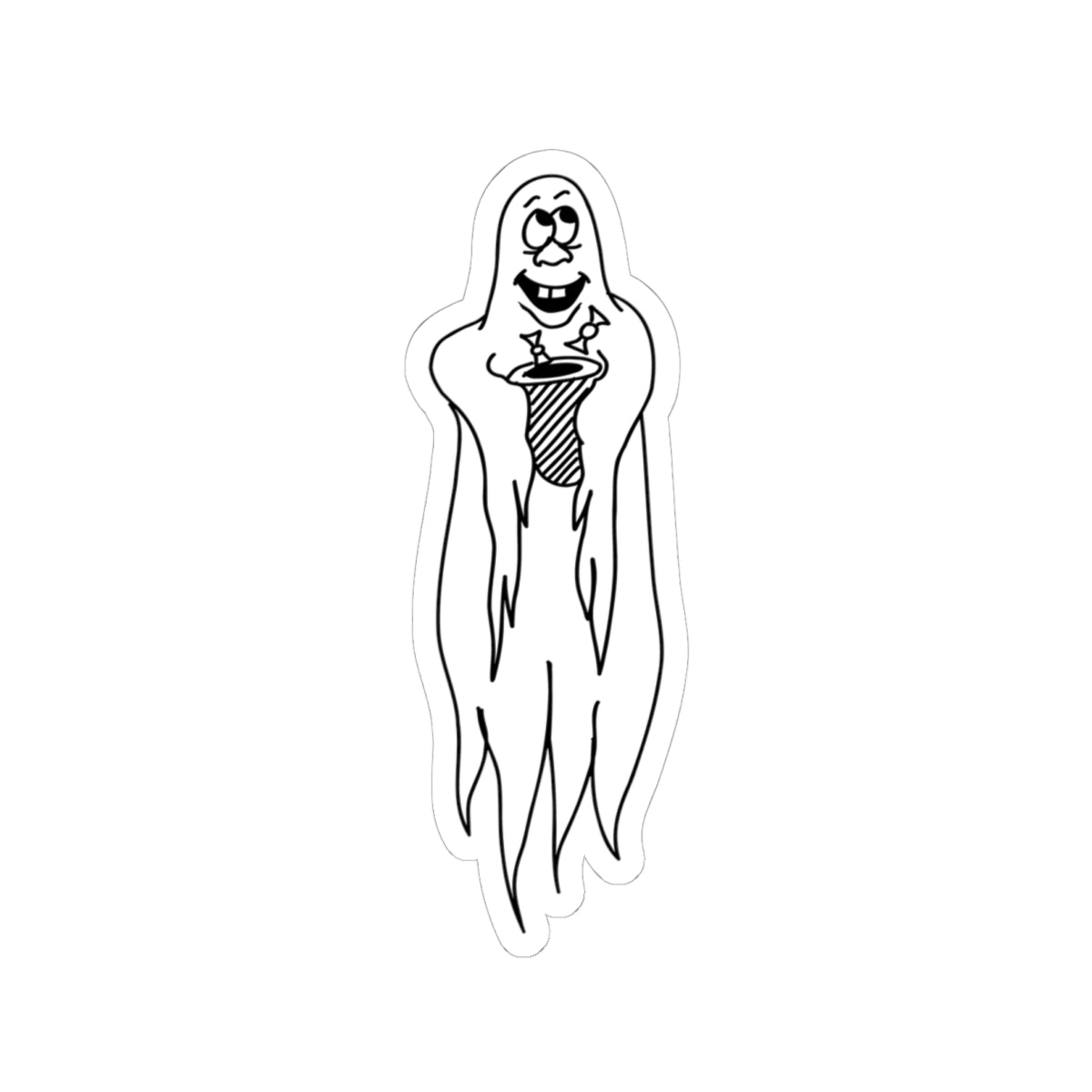 Ghost Sticker — Kiss-Cut Sticker