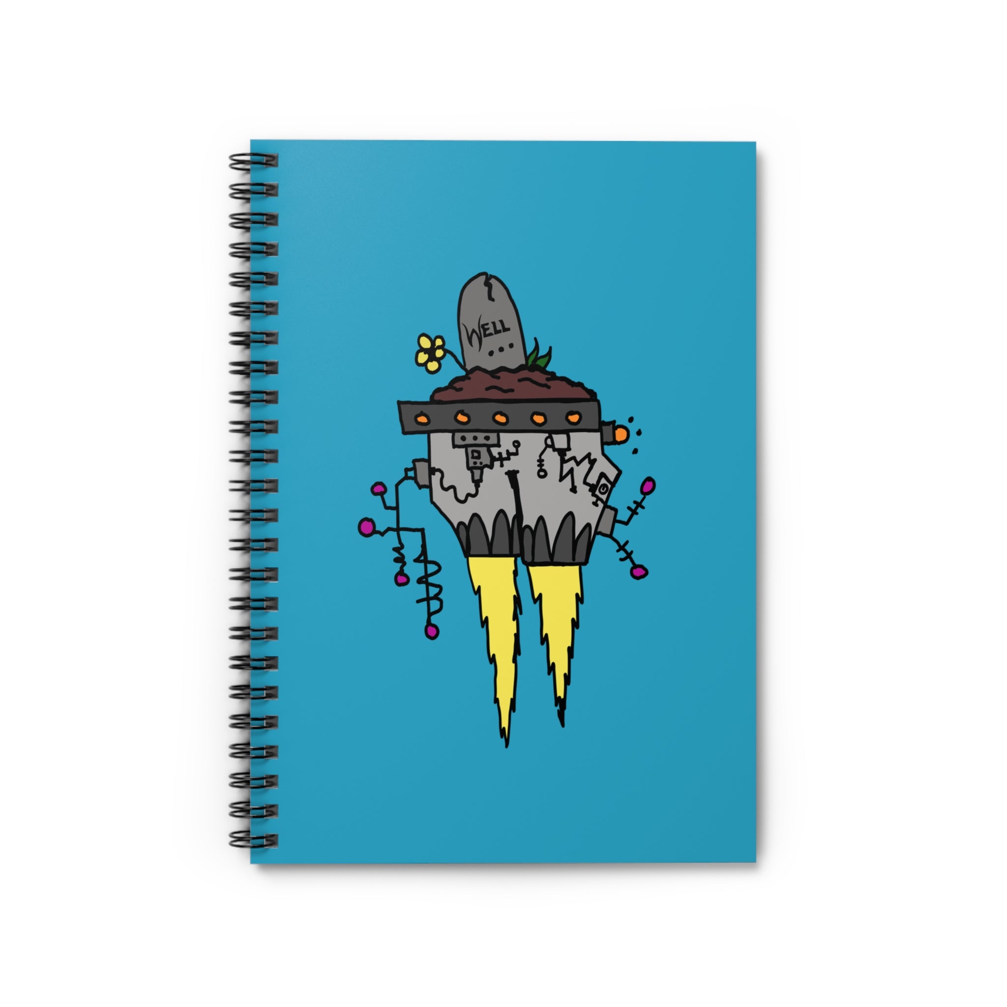 Gravestone Spiral Notebook